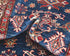 3x5 Blue Kazak Afghan Hand Knotted Geometric Wool Area Rug